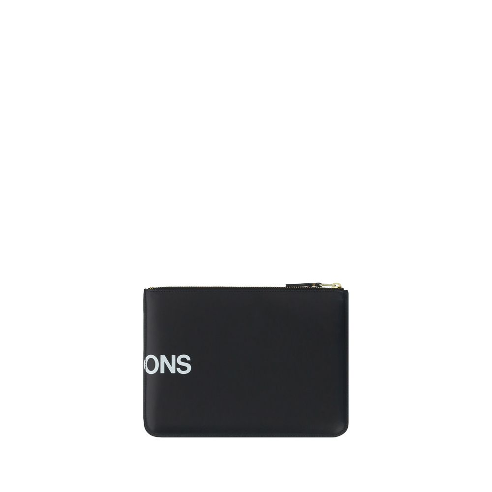 Comme Des Garçons Black Calf Leather Bos Taurus Wallet