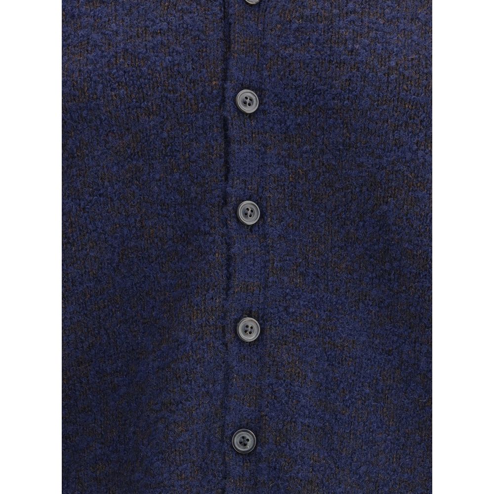 Margiela Blue Wool Cardigan