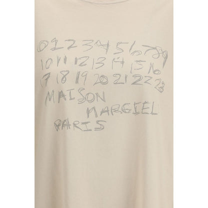 Margiela Beige Cotton T-Shirt