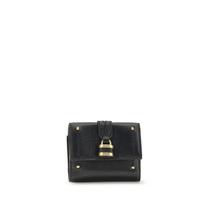 Chloé Black Lamb Ovis Aries Aries Wallet