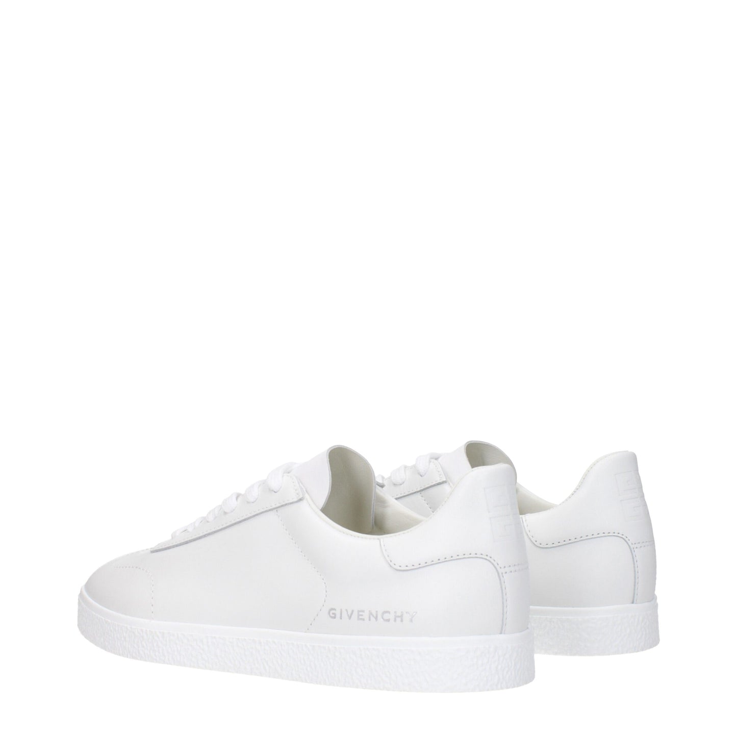 Givenchy White Leather Low Top Sneakers