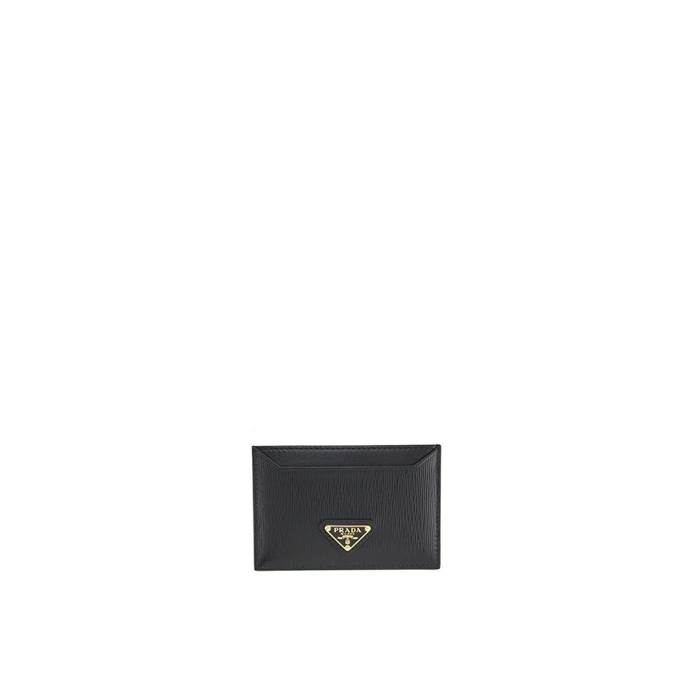 Prada Black Calfskin Cardholder