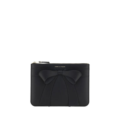 Comme Des Garçons Black Calf Leather Bos Taurus Wallet