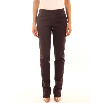 Chloé Multicolor Cotton Casual Pants