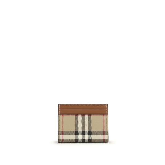 Burberry Beige Calf Leather Bos Taurus Wallet