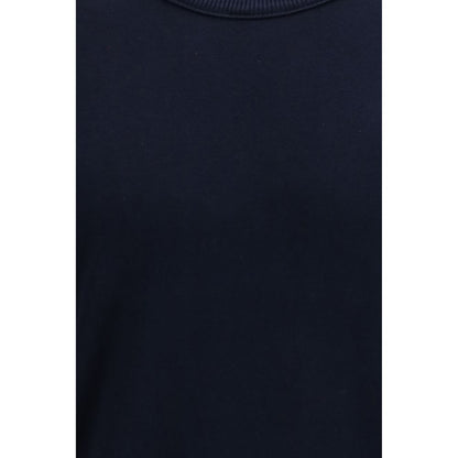 Stone Island Blue Cotton Sweatshirt