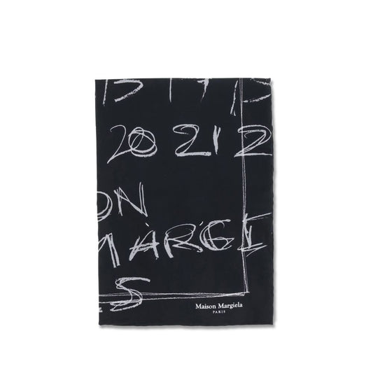 Margiela Black Silk Scarf