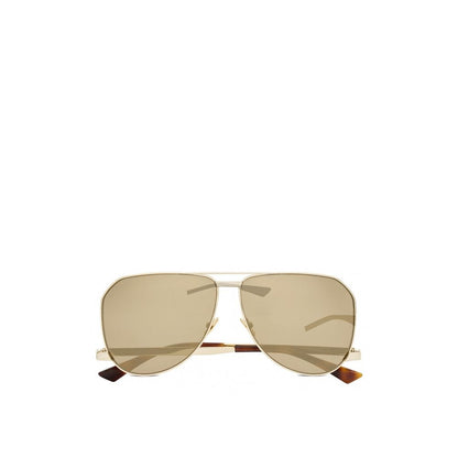 Saint Laurent Gold Metal Sunglasses