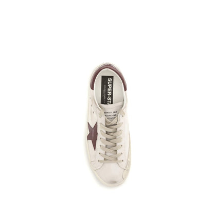 Golden Goose White Calf Leather Bos Taurus Sneakers