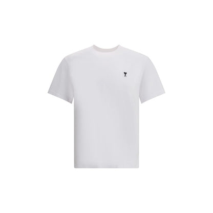 Ami Paris White Cotton T-Shirt