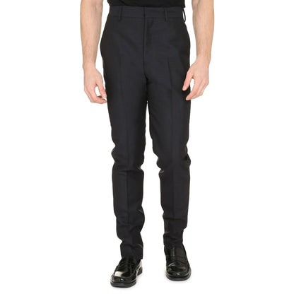 Prada Blue Mohair Dress Pants