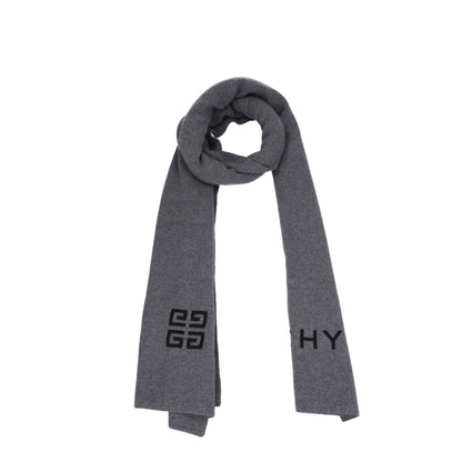 Givenchy Gray Wool Scarf