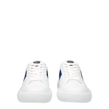 Versace White Leather Low Top Sneakers
