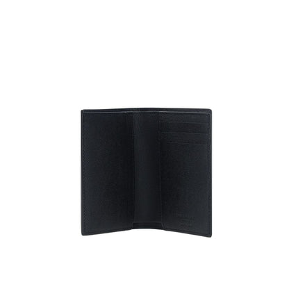 Saint Laurent Black Calf Leather Bos Taurus Wallet