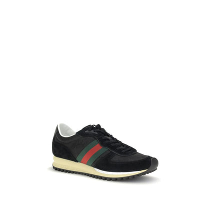 Gucci Black Polyamide Athletic Sneakers