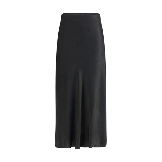 Margiela Black Acetate Midi Skirt