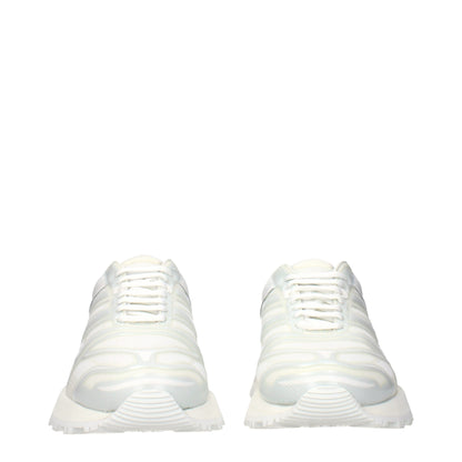 Maison Margiela White Fabric Athletic Sneakers