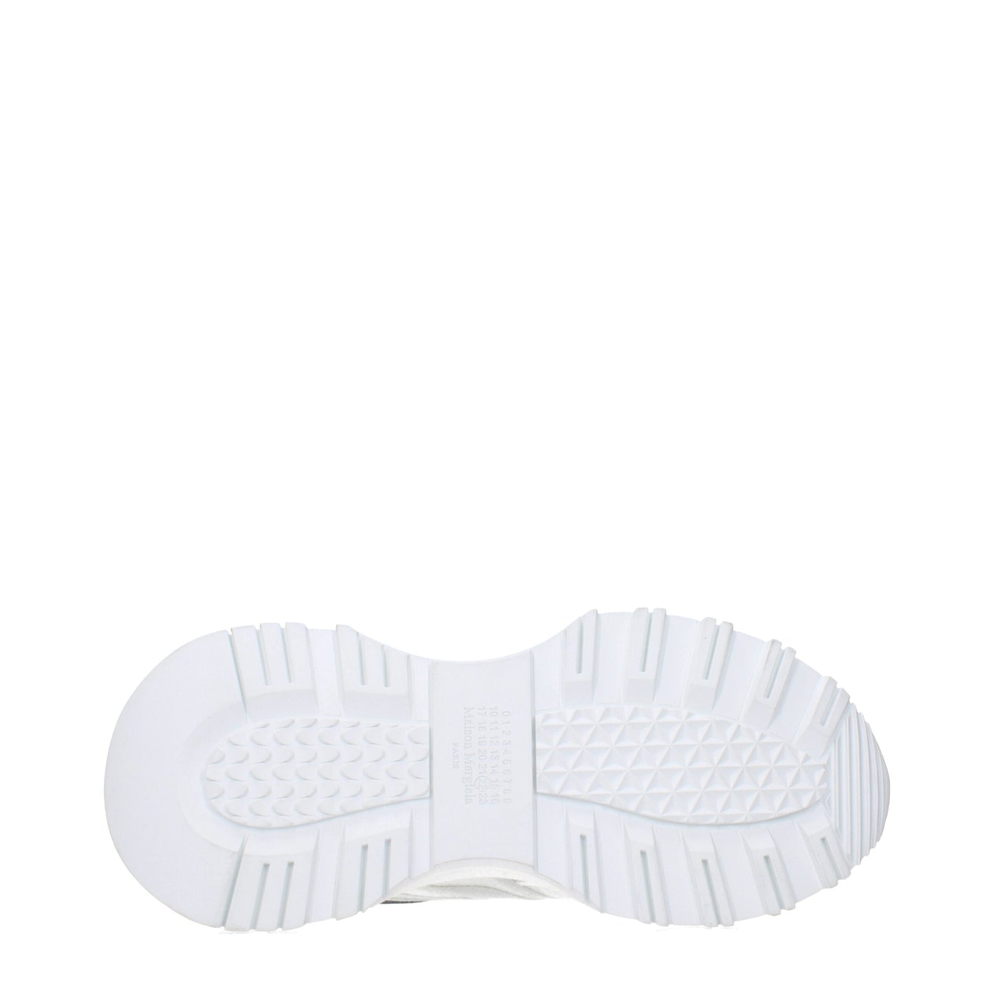 Maison Margiela White Fabric Athletic Sneakers