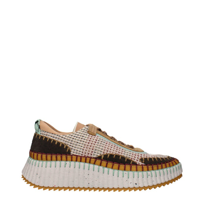 Chloé Multicolor Fabric Chunky Sneakers